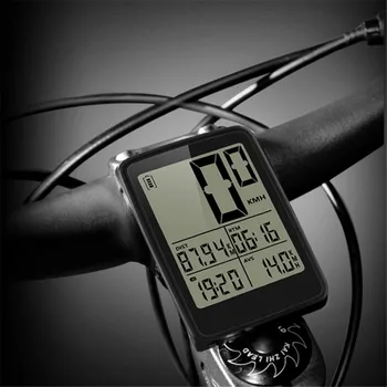 Безжична велосипеден компютър USB Акумулаторна безжична под наем велосипеден компютър велосипеден скоростомер, километраж аксесоари за велосипеди
