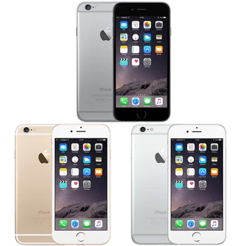Apple iPhone 6 двуядрен IOS Оригинален отключена мобилен телефон 4,7 ' IPS 1GB RAM 16/64 / 128GB ROM 4G LTE клетъчен телефон