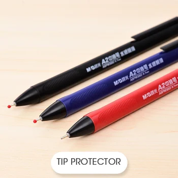 M&G 10/20/40 бр. супер гладко двигателят е с мазителна химикалка писалка 0.7 mm тънки химикалки Химикалка писалка черен син червен чернильная дръжка за училище канцеларски материали