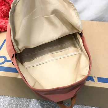 HOCODO раница за жени плътен цвят училищна чанта за момичета, юноши рамо чанта мулти джоба найлон Back pack Mochila 2019