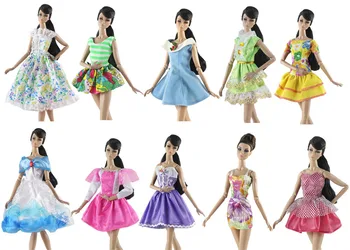 Лот 10 комплекта кукольной много дрехи за избор на мащаб 1:6 обличам украшение за 11,5 см 30 см стоп-моушън облекло подаръци за момичетата кукла и аксесоари