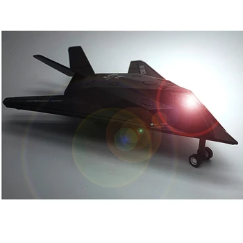 Военен модел играчки F117 F-117 stealth fighter Робот Fighter Diecast Metal Model Toy Pull Back For Kids Gifts Collection