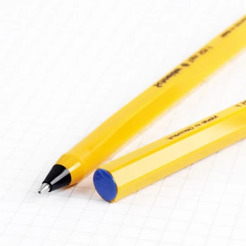 20pcs Schneider Tops 505F водоустойчив химикалка химикалка с голям капацитет жълта корпус 0,5 мм, черен/син/червен офис и училищни консумативи