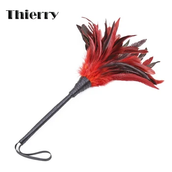 Thierry quality feather tempt stimulate Flirting любовник, фетиш секс-играчки за възрастни, секс игри-консумативи за двойки