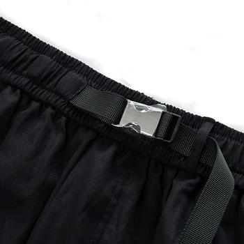 11 BYBB тъмната градинска светоотражающая ивица карго панталони човек хип-хоп тактическа функция мъжки панталони с големи джобове пътеки Мъжки панталони