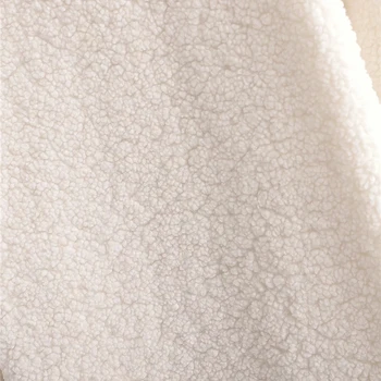 Merodi Women Winter Fashion Za White Long Hairy Coats Есен Елегантна Дама Ежедневни Единично Дишаща Кашмир Топло Свободна Горна Дреха Chic