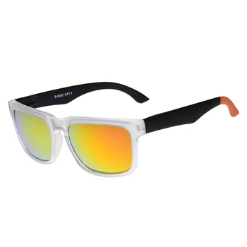 Спорт Кен Блок слънчеви очила мъжете квадратна рамка класически дизайнер светоотражающее огледало слънчеви очила Мъже, Жени площ на шофиране очила UV