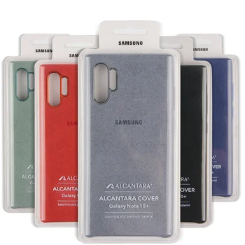 Samsung Samsung официален велур Alcantara вградена защитна капачка калъф за SAMSUNG Galaxy Note 10 Note 10+ Note 10 Plus