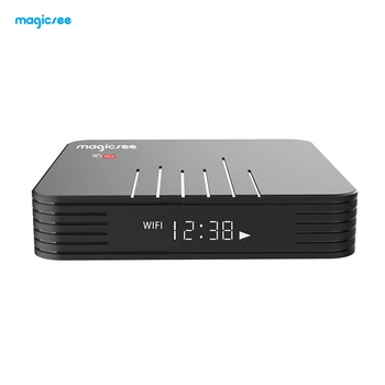 Magicsee N5 MAX Android 9.0 TV Box 4GB RAM 32GB 64GB ROM Amlogic S905X3 Media Player 2.4 G 5G WiFi, Bluetooth 4.1 4K HD Smart Box