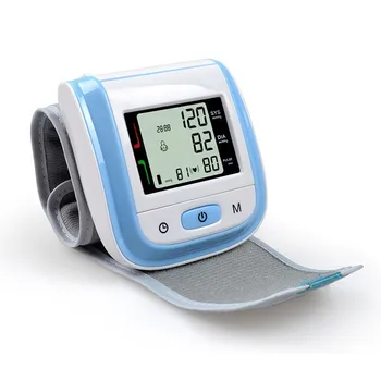 CE Digital Wrist Tensiometro Digital Blood Pressure Heart Rate Health Monitor тонометр автоматично сфигмоманометр BP маншет метър