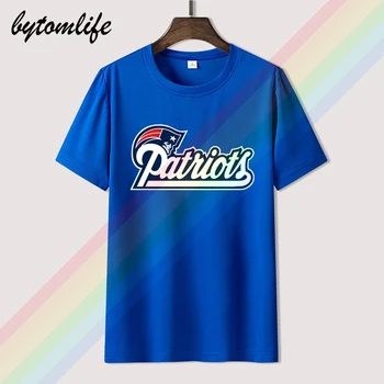 New England Patriots Word T Shirt мъжки дамски годишна памук черни тениски мъжки топ отгоре популярни нормални тениски унисекс