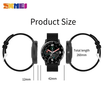 Най-добрата марка SKMEI мъжки часовник кръвно налягане кислород монитор на сърдечната честота Bluetooth музика цифров часовник Relogio Masculino H30 Clock