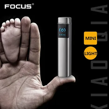 2021 Smart Touch USB Електронна запалка цигари двойна дъга плазма запалка ветрозащитный сензорен запалване Turbo пури, запалка мъже Подаръци
