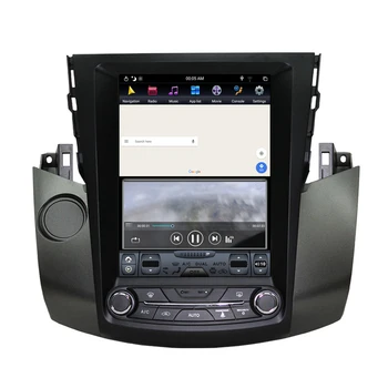 Android 9.0 Tesla style 10.4' вертикален екран кола, GPS навигация за Toyota RAV4 2003-2012 главното устройство мултимедиен плеър радио