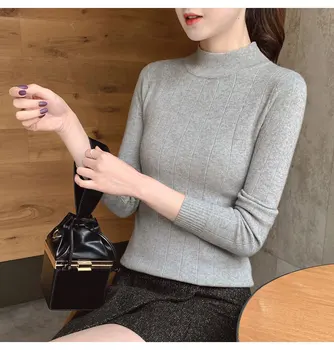Fa921 2019 нов есен, зима дамска мода ежедневни топло добър пуловер плета пуловер жени жени