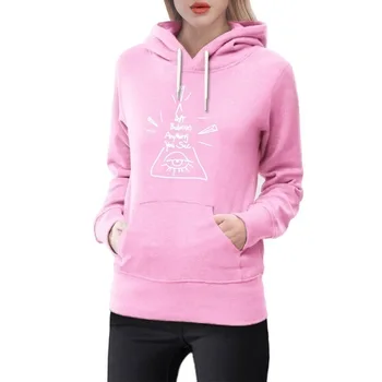 Плюс размер S-5XL New Eye Print Women Hoodie пуловер с дълъг ръкав hoody пролет есен Дамски дрехи Harajuku топ скок
