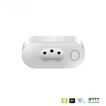 Бразилия Smart WIFI, Socket BR Plug безжична изход на Hristo Smart Timing Plug 16A Energy Monitor, за да Алекса Google Home IFTTT