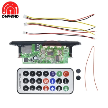 DC 5V 12V LED Car FM, Bluetooth, MP3 Plaer Звукова карта декодер платка модул за автомобилното радио аудио говорител комплект за автомобил Bluetooth 3.0 EDR