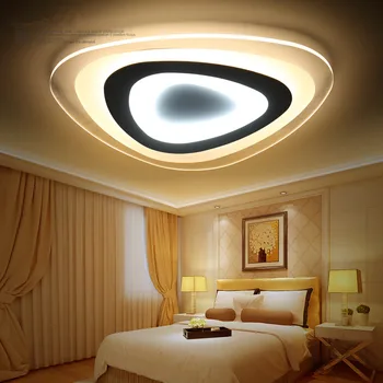 Тънки триъгълни плафониери лампи за дневна спалня lustres sala de home Dec LED полилей таванна
