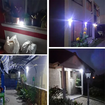 30 LED Светлини Solar Outdoor Solar Lamp RIP Motion Sensor акумулаторни слънчеви електрически крушки лампи водоустойчива IP65 стенни улично осветление