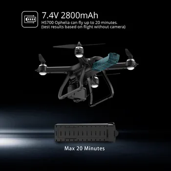 Holy Stone HS700 GPS Drone с камера HD 1080P 110° FOV широкоъгълен FPV Live Video 5G Wi-Fi Camera Drone Helicopter Profissional