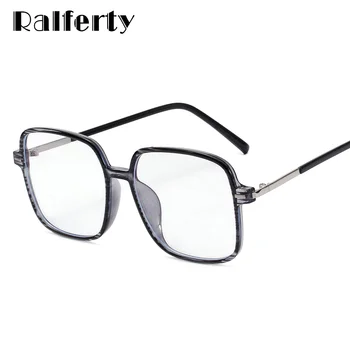 Ralferty Против Blue-Ray Glasses Очила Компютър На Жените И Мъжете Големи Квадратни Очила Мода Оптични Предписани Очила Рамки W8853