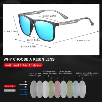 CRIXALIS марката дизайн поляризирани слънчеви очила мъжете алуминий, магнезий храм мода размер на шофиране мъжки слънчеви очила огледало UV400