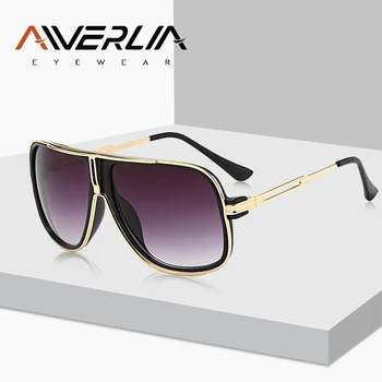 AIVERLIA Hot Класически слънчеви очила Мъже, Жени слънчеви очила квадратни нюанси мъжки Реколта марка дизайнер унисекс Oculos Gafas de sol AI15