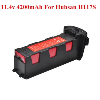 Актуализация 11.4 v 4200mAh батерия със зарядно устройство за Hubsan H117S Zino GPS RC FPV Racing Camera Drons Quadcopter Parts 11.4 V Battery