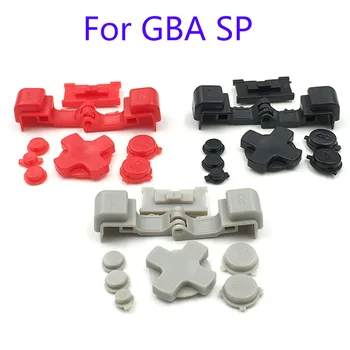 10наборы за GBA SP бутони за смяна на LR AB D PAD бутон Key Part за Nintendo Gameboy Advance SP