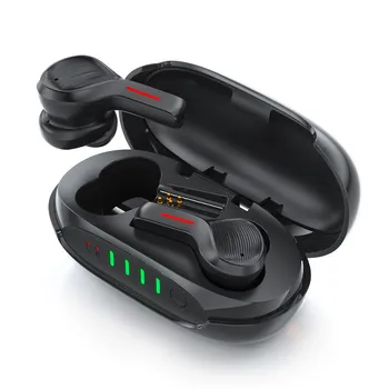 TWS-S9 слушалки Безжични Bluetooth 5.0 QCC 3020 чип ANC слушалки, двоен микрофон, HD предизвикателство HIFI стерео спортни слушалки, за да слушате