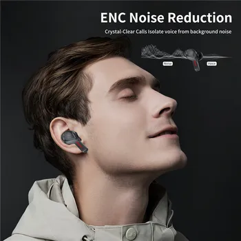 TWS-S9 слушалки Безжични Bluetooth 5.0 QCC 3020 чип ANC слушалки, двоен микрофон, HD предизвикателство HIFI стерео спортни слушалки, за да слушате