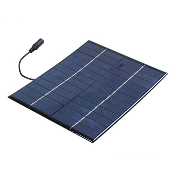12V 5.2 W Mini Solar Panel Polycrystalline Solar Cells Silicon Epoxy Solar САМ Module System Battery Charger + DC output