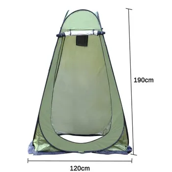 Открит душ, тоалетна палатка вана промяна на пробната къмпинг тоалетна палатка неприкосновеността на личния живот 1.2*1.2*1.9 M плаж X0I9