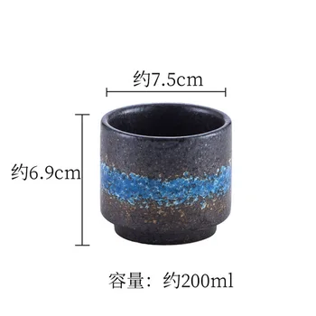 JIA-GUI ЛУО 200 мл керамични Японски стил керамична чаша чай, чаша чай чаша кухня, бар доставки I085