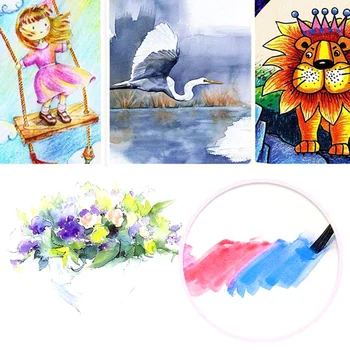 1 комплект за рисуване живопис изкуство Box Set цветни моливи портативен за Децата Начинаещ PUO88