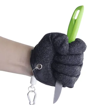 1бр мини латекс риболовни ръкавици с Магнит Protact ръка от пункция драскотини Рибар на риболов инструмент за Риболов улов ръкавици