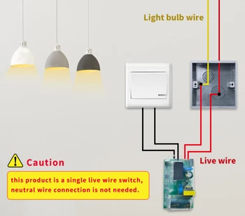 EWeLink WIFI ключа за лампата САМ модул и дистанционно управление пожарникар прекъсвач модул промяна няма неутрален проводник интелигентен модул за автоматизация на дома