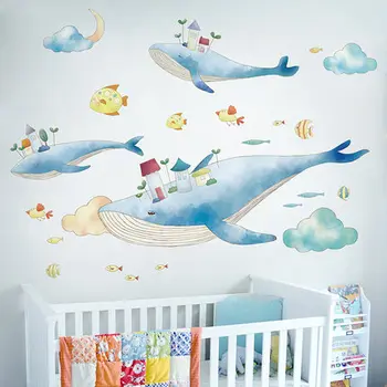 Карикатура на сладък животни детска стая Винли стикер на стената си САМ 