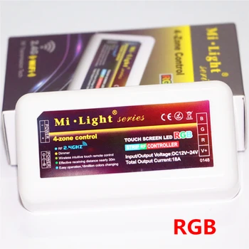 DC12-24V оригинален Mi Light 2.4 G RF Дистанционно WiFi Control CCT ДИМ RGB RGBW LED контролер за 3528 smd 5050 Гъвкава светодиодна лента