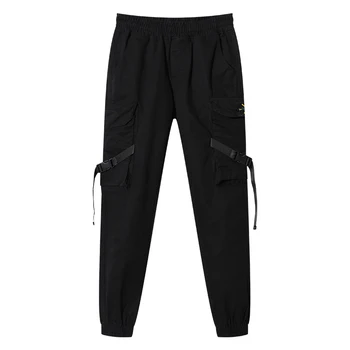 2020 нов градинска Лента ежедневни панталони Мъжки черен елегантен мъжки бягащи панталони страничен джоб памук камуфлаж Мъжки панталони