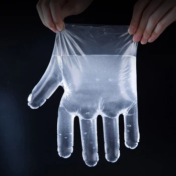 Храни пластмасови ръкавици ръкавици за еднократна употреба за ресторант кухня барбекю екологично чисти хранителни ръкавици, плодове зеленчуци ръкавици