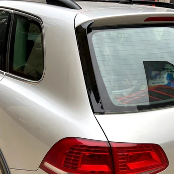 2 елемента лъскаво черен заден странично крило на покрива спойлер на капака етикети украса за-VW Touareg 2011-2017 автомобилни аксесоари