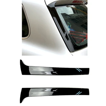 2 елемента лъскаво черен заден странично крило на покрива спойлер на капака етикети украса за-VW Touareg 2011-2017 автомобилни аксесоари