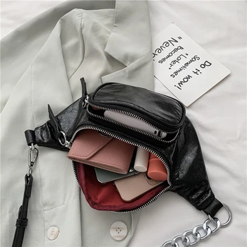 Burminsa Chic Bling Laser малки женски гръдните чанти уникален дизайн, високо качество на мека изкуствена кожа с високо качество дамски прашка чанти 2020