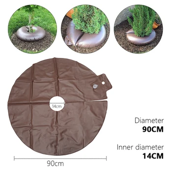 15Gallon дърво поливане чанта за бавно освобождаване на PVC автоматично каплеуловитель система за капково напояване чанта за засаждане на дървета градина поливане