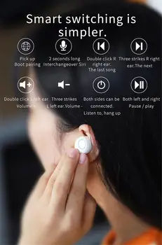 K10 TWS 5.0 Bluetooth слушалки Ture Wireless 3D стерео Hearphone слушалки слушалки, двоен микрофон с зарядно устройство скоростна