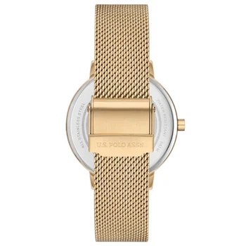 Оригиналната американска Ассн. Дамски Стоманени часовници Top Brand Luxury Water Resist Business Fashion Girls Gifts Clock Chic, USPA2024-03