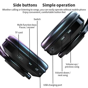 Цвят на Безжични Bluetooth слушалки спортни игри водоустойчиви слушалки HiFi стерео музика слушалки за Android и IOS и PC Радио Earbud