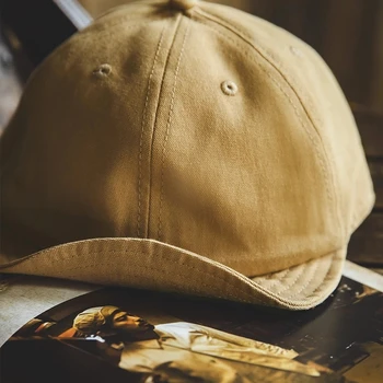 Maden Vintage Denim Cowboy Hats Мъжки Bone Adjustable Soft Brime Newsboy Cap Бейзболна Шапка Възстановяване На Предишното Положение Шапка В Черен Цвят